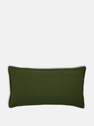 Soho Home Noa Oblong Cushion In Green