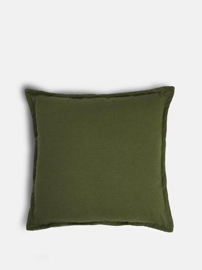 Soho Home Noa Square Cushion In Green