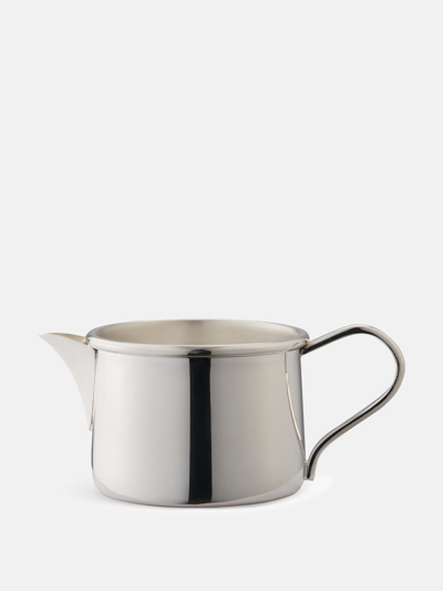 Soho Home Audley Silver Milk Jug In White
