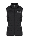 Ea7 Down Vest In Black
