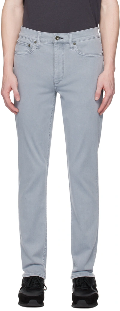 Rag & Bone Gray Fit 2 Jeans In Steel Grey