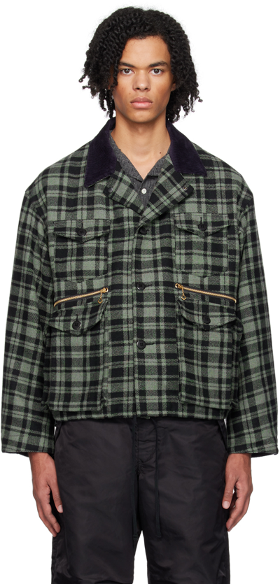 Beams Green Fishing Jacket In Green65