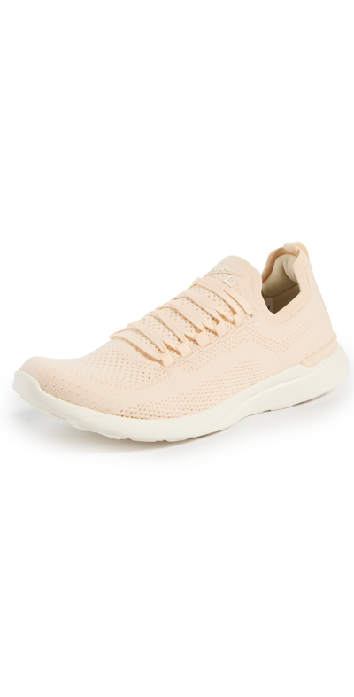 Apl Athletic Propulsion Labs Tech Loom Breeze Sneakers In Alabaster/ivory