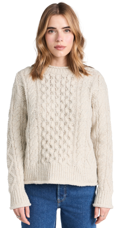 ALEX MILL CATSKILL WEEKEND SWEATER BARLEY