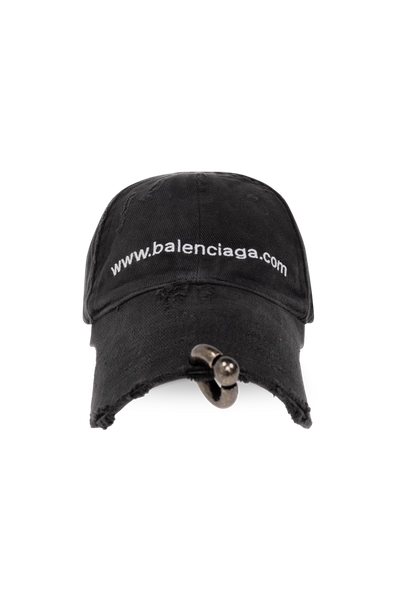 Balenciaga Embroidered-design Six-panel Cap In New