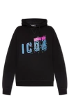 Dsquared2 Logo-print Drawstring Cotton Hoodie In New