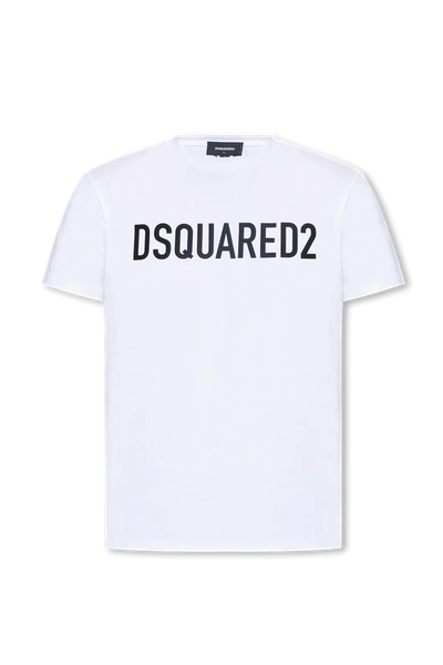 Dsquared2 White T-shirt With Logo In New