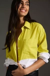 Maeve The Bennet Buttondown Shirt By : Colourblock Edition In Green