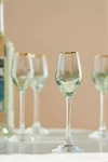 Anthropologie Waterfall Cordial Glasses, Set Of 4