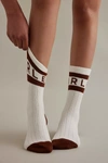 Varley Spencer Logo Rib Socks