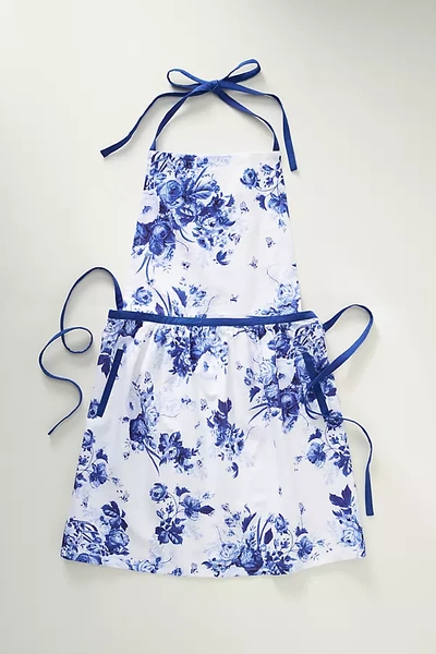 Anthropologie Abi Apron In Blue