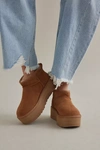Ugg Classic Ultra Mini Suede Platform Boots In Brown