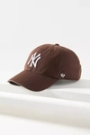 47 Brand Ny Baseball Cap In Brown