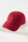 47 Brand Ny Baseball Cap In Red