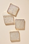 Anthropologie Zaza Lustered Coasters, Set Of 4