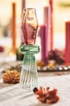 Anthropologie Calle Glass Taper Candle Holder In Orange