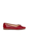 Bernardo Gwynn Ballerina Flats In Red