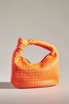Melie Bianco Brigitte Woven Faux-leather Mini Satchel Bag In Multicolor