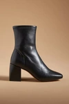 Silent D Carina Heeled Ankle Boots In Black