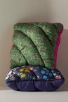 Anthropologie Polaire Floral Quilted Square Cushion