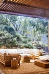 Terrain Sonoma Woven Teak Settee, Right Arm