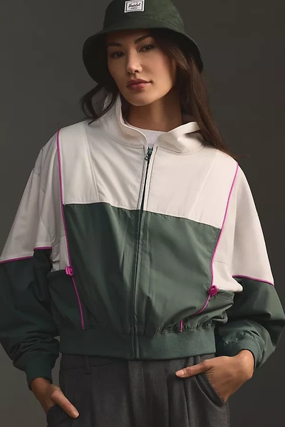 Daily Practice By Anthropologie Colourblock Tracksuit Bomber Jacket In Multicolor