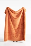 Anthropologie Sophie Faux Fur Throw Blanket