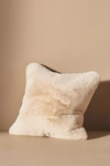 Anthropologie Sophie Faux Fur Pillow