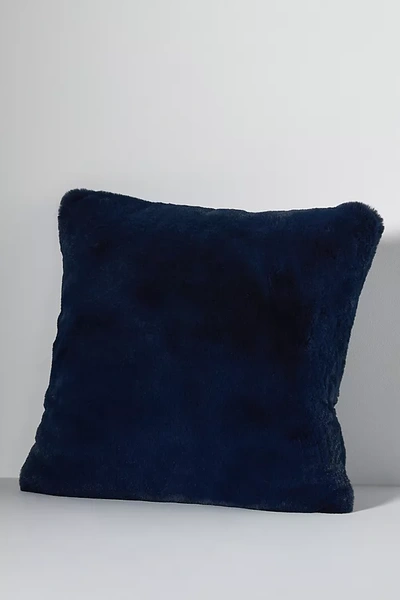 Anthropologie Sophie Faux Fur Pillow