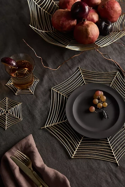 Terrain Spider Web Brass Trivet