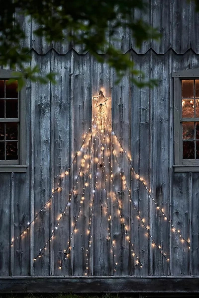 Terrain Star Topped Cascade Garland