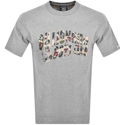 Billionaire Boys Club Camo Arch Logo T Shirt Grey