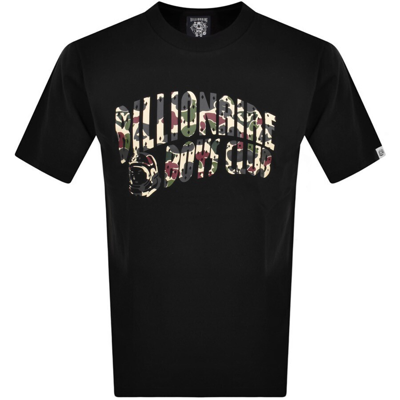 Billionaire Boys Club Camo Arch Logo T Shirt Black