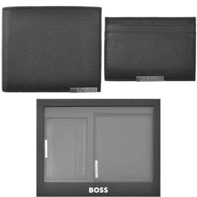 Boss Business Boss Wallet And Card Holder Gift Set Black
