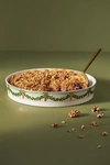 Anthropologie Festive Bistro Tile Pie Dish