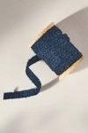 Anthropologie Eyelash Gift Wrap Ribbon In Blue