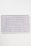 Anthropologie Hand-tufted Leighton Bath Mat In Purple