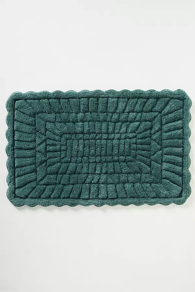 Anthropologie Hand-tufted Leighton Bath Mat In Multicolor