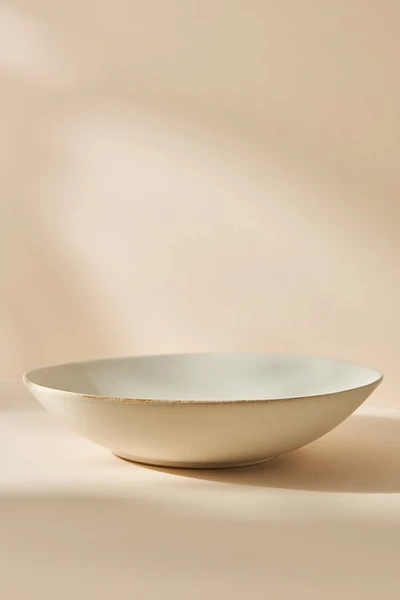 Anthropologie Jasper Portuguese Low Ceramic Serving Bowl