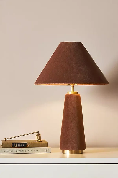 Anthropologie Lulu Table Lamp In Brown