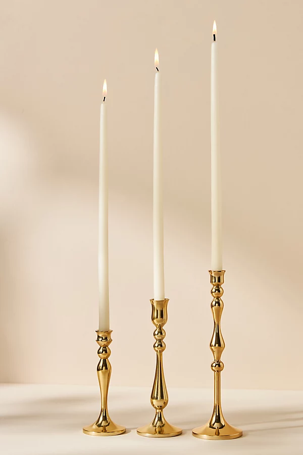 Lumiere Petite Metal Taper Candle Holder