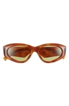 Le Specs Tortoiseshell Under Wraps Sunglasses In Lsp2352220