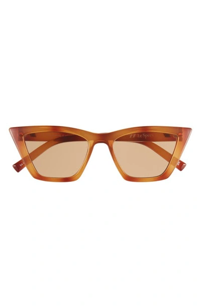 Le Specs Tortoiseshell Velodrome Sunglasses In Vintage Tort