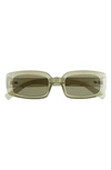 LE SPECS DYNAMITE 52MM RECTANGULAR SUNGLASSES