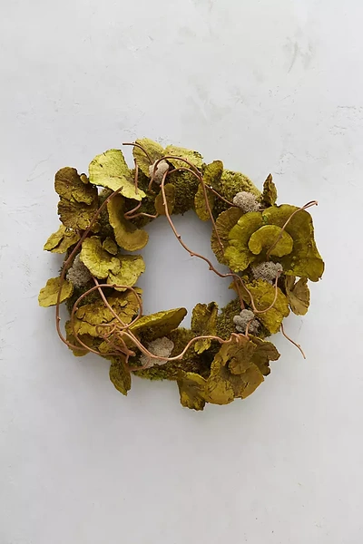 Terrain Shelf Mushroom + Moss Wreath In Green