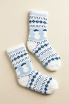 Anthropologie Sherpa Cozy Socks In Blue