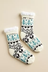 Anthropologie Sherpa Cozy Socks In Black