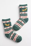 Anthropologie Sherpa Cozy Socks In Green