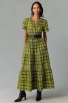 The Somerset Collection By Anthropologie The Somerset Maxi Dress In Green
