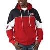 Starter Men's  Red, Black Carolina Hurricanes Power Forward Full-zip Hoodie In Red